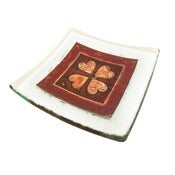 Image of Designer Four Heart Dish. 14cm, 22cm, 30cm