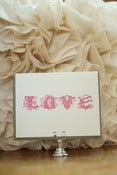 Image of LOVE Woodsy Type Card