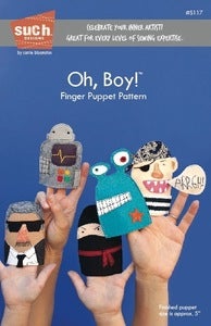 Image of Oh, Boy™ Finger Puppet pattern