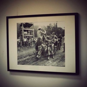 Image of "Bike Stack", 18" x 24" print from "Living the Life"