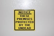 Image of Protected By The Undead Magnet