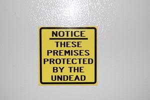 Image of Protected By The Undead Magnet