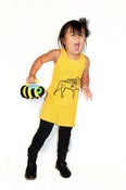 Image of Double Unicorn Tank Dress (Orange)