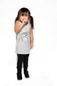 Image of Double Unicorn Tank Dress (Heather Gray)