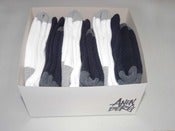 Image of Six Pack of White and Black Socks... in a box