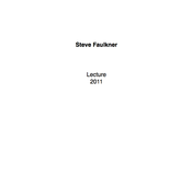 Image of Lecture Notes 2011 eBook