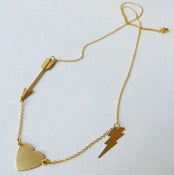 Image of *NEW* Arrow to the Heart Necklace