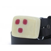Image of Ivory and Magenta Buckle