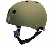 Image of rubber feel triple Eight helmets