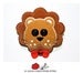 Image of Swarovski Lion Plush Pin 