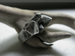 Image of crystal cluster sterling silver ring