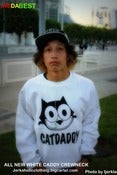 Image of NEW WHITE CATDADDY CREWNECK LIMITED