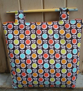 Image of Sushi Sister - Vibrant Flowers (brown)