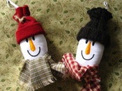 Image of Country snowman ornaments/ Décoration de Noël Bonshommes de neige