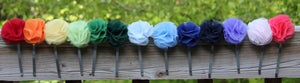 Image of Chiffon Metal Headband: Greens