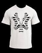 Image of NEW 'Ribs' 'WY' T-Shirt. White/Black. SOLD OUT!