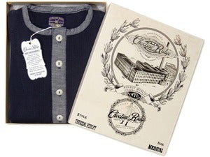 Image of Antique Black Thermal Henley