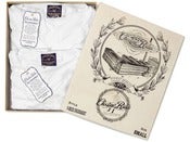 Image of White V-neck Undershirt (2 Pack)