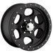 Image of 17x8 Black Finish Robby Gordon Signature Series Wheel