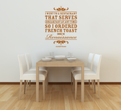 Image of French Toast  WALL DECAL