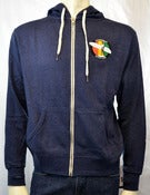 Image of Rasta Zip Hoodie in BLUE