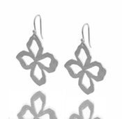 Image of Flower Earrings in Silver