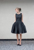 Image of Betty Sure Was Good - Black Organic fairtrade cotton cocktail dress 