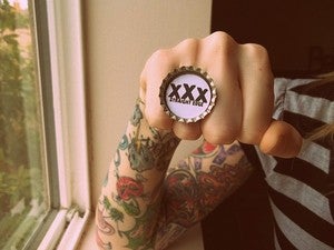 Image of XXX Straight Edge Ring