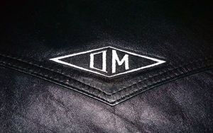 Image of OMARINA 'OM' Logo Diamond Biker Patch 