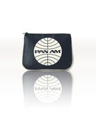 Image of PAN AM NAVY BLUE WASH BAG FAUX LEATHER