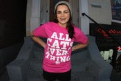 Image of all cats everything pink tee 