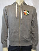 Image of Rasta Zip Hoodie in Grey