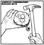 Image of AMERICAN CHEESEBURGER/BUKKAKE BOYS SPLIT 7" 
