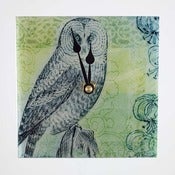 Image of Ceci and Cela Small Owl Clock