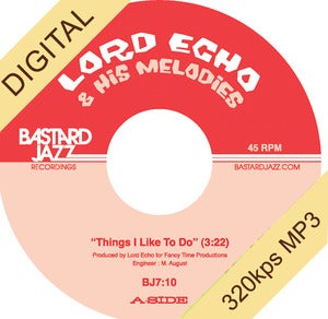 Image of Lord Echo - Things I Like To Do / Long Time No See Digi-7"