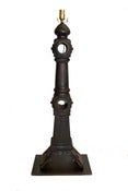 Image of French Style Cast Iron Balustrade Lamp