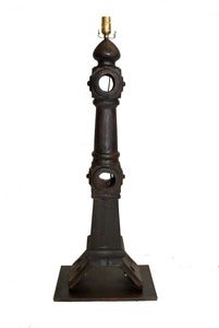 Image of French Style Cast Iron Balustrade Lamp