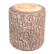 Image of Velvet Wood Stool