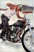 Image of Kicken on Canvas