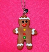 Image of Dollies Gingerbread Man Necklace
