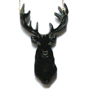 Image of My Deer - available in black or gold perspex