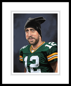 Image of Aaron Rodgers Print