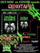 Image of CENOTAPH GUTTURAL SOUNDS OF MORBID PUTREFACTION MIX WITH DVD AND T-SHIRT