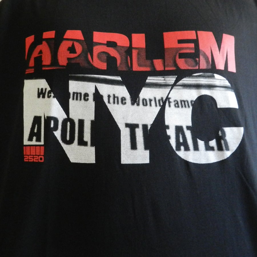 Image of 2520 Mens Harlem NYC T-Shirt (Black)