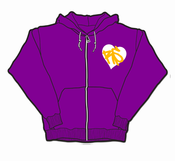 Image of Womens "Graffiti" Hoody (Purple)