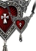 Image of My Bloody Valentine - Swarvoski Adorned Pendant Necklace