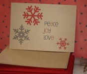 Image of Peace, Joy, Love note cards