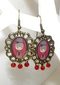 Image of Pendientes camafeo fashion