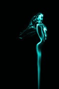 Image of Lady in Blue - The Smoke Collection