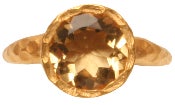 Image of Kevia Faceted Citrine Ring